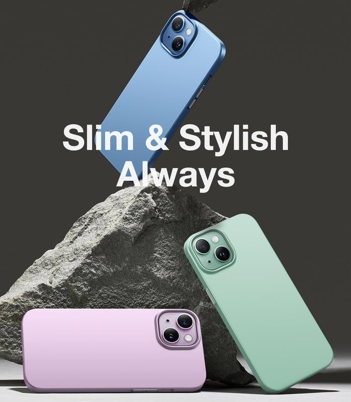 image:imageTORRAS Slim Fit Designed for iPhone 15 Case Ultra Thin as No Case onVelvety Touch Sturdy Protective Cover with AntiScratch Hard Plastic Super Slim Phone Case for iPhone 15 61 Black1 Black