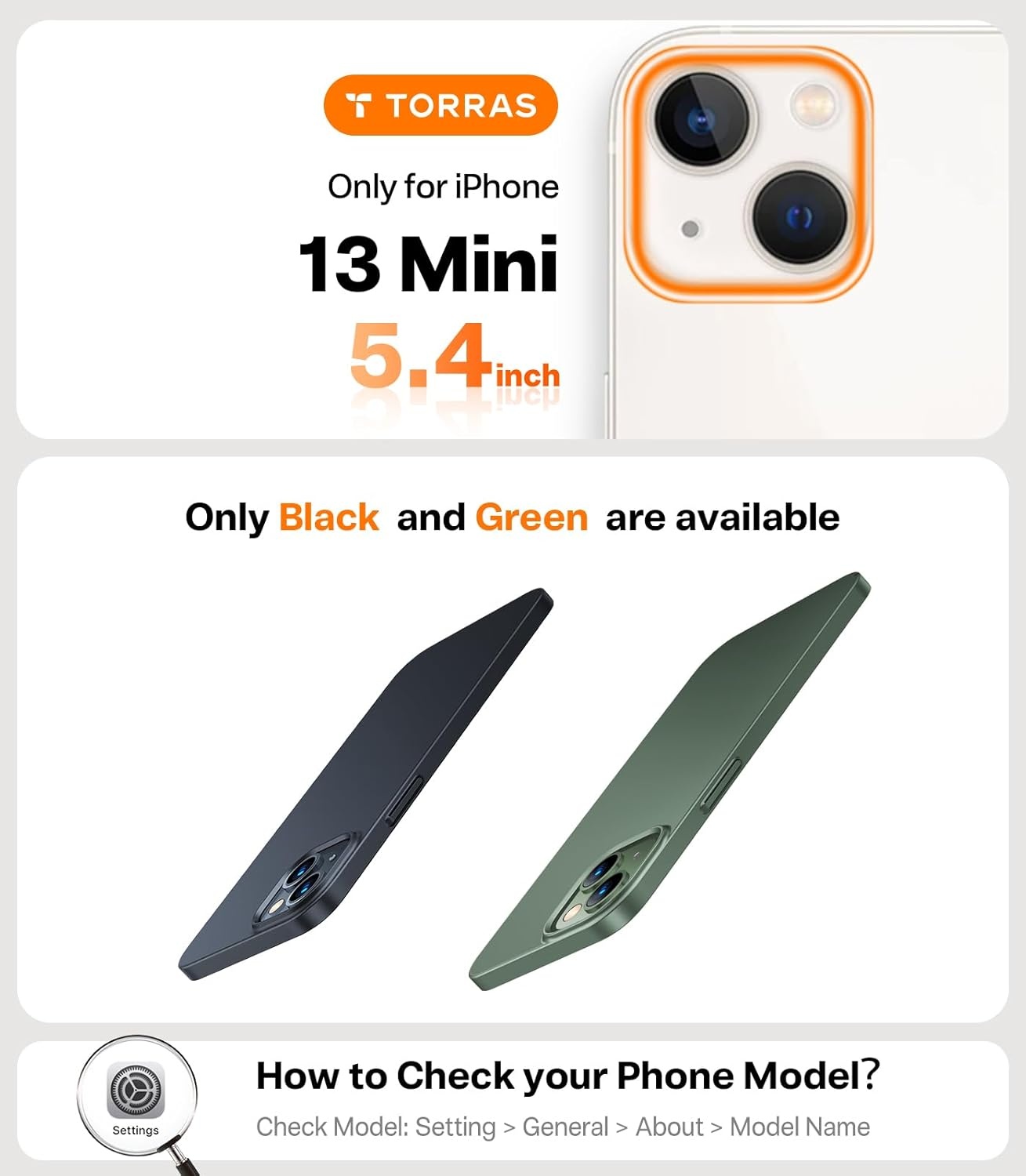 image:imageTORRAS Slim Fit for iPhone 12 Casefor iPhone 12 Pro Case Slim Yet Protective Lightweight Matte AntiScratch Hard PC Cover for iPhone 12 Slim 61 inch 2020 BlackBlack
