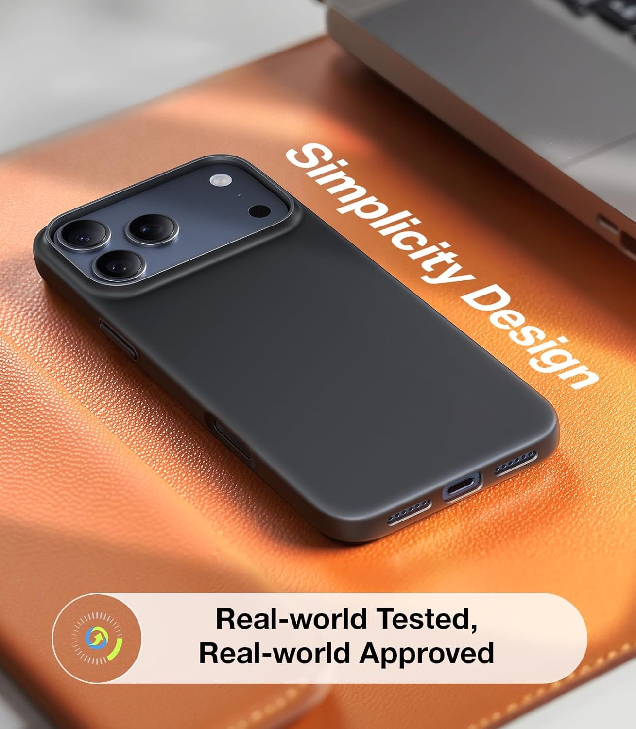image:imageTORRAS Slim Fit for iPhone 12 Casefor iPhone 12 Pro Case Slim Yet Protective Lightweight Matte AntiScratch Hard PC Cover for iPhone 12 Slim 61 inch 2020 BlackBlack