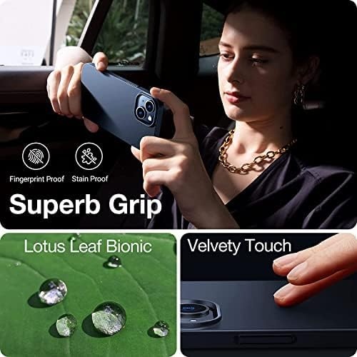 image:imageTORRAS Slim Fit for iPhone 12 Casefor iPhone 12 Pro Case Slim Yet Protective Lightweight Matte AntiScratch Hard PC Cover for iPhone 12 Slim 61 inch 2020 BlackBlack