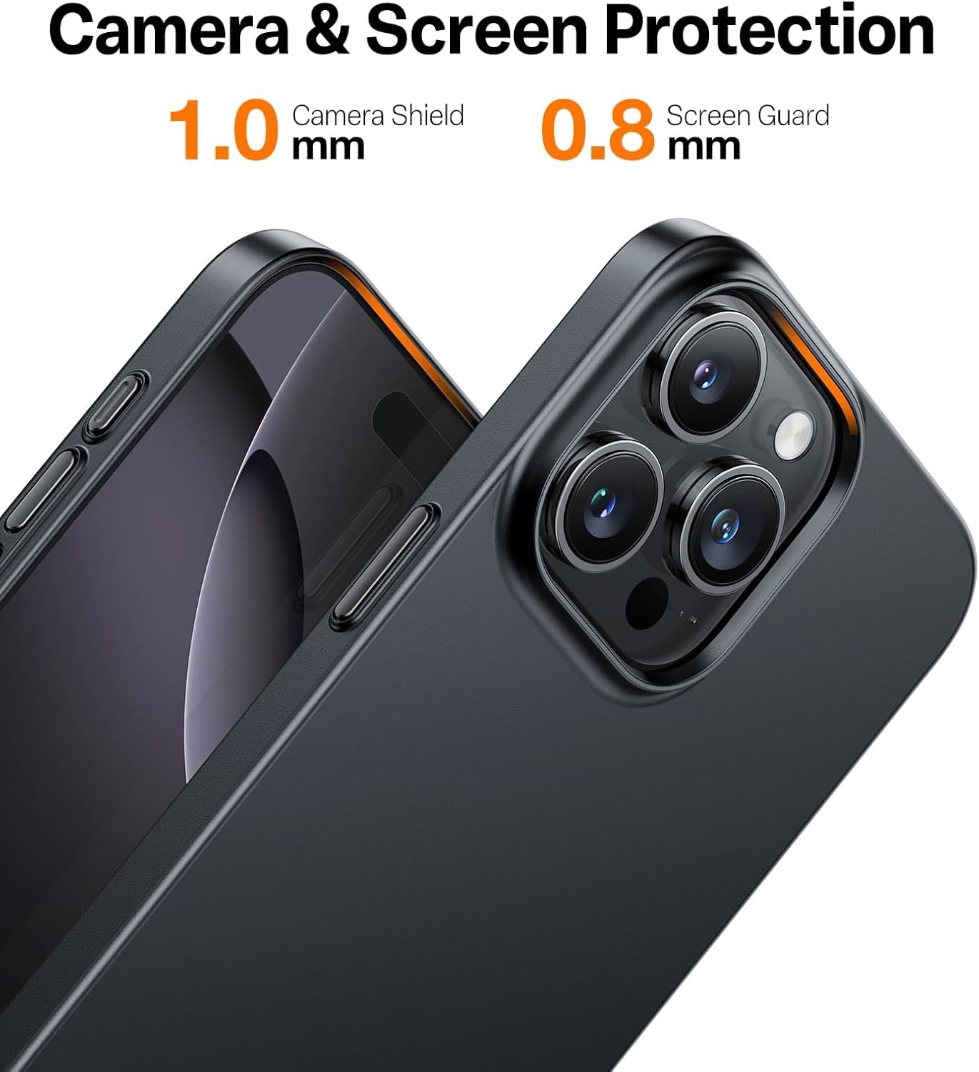 image:imageTORRAS Slim Fit for iPhone 12 Casefor iPhone 12 Pro Case Slim Yet Protective Lightweight Matte AntiScratch Hard PC Cover for iPhone 12 Slim 61 inch 2020 BlackBlack