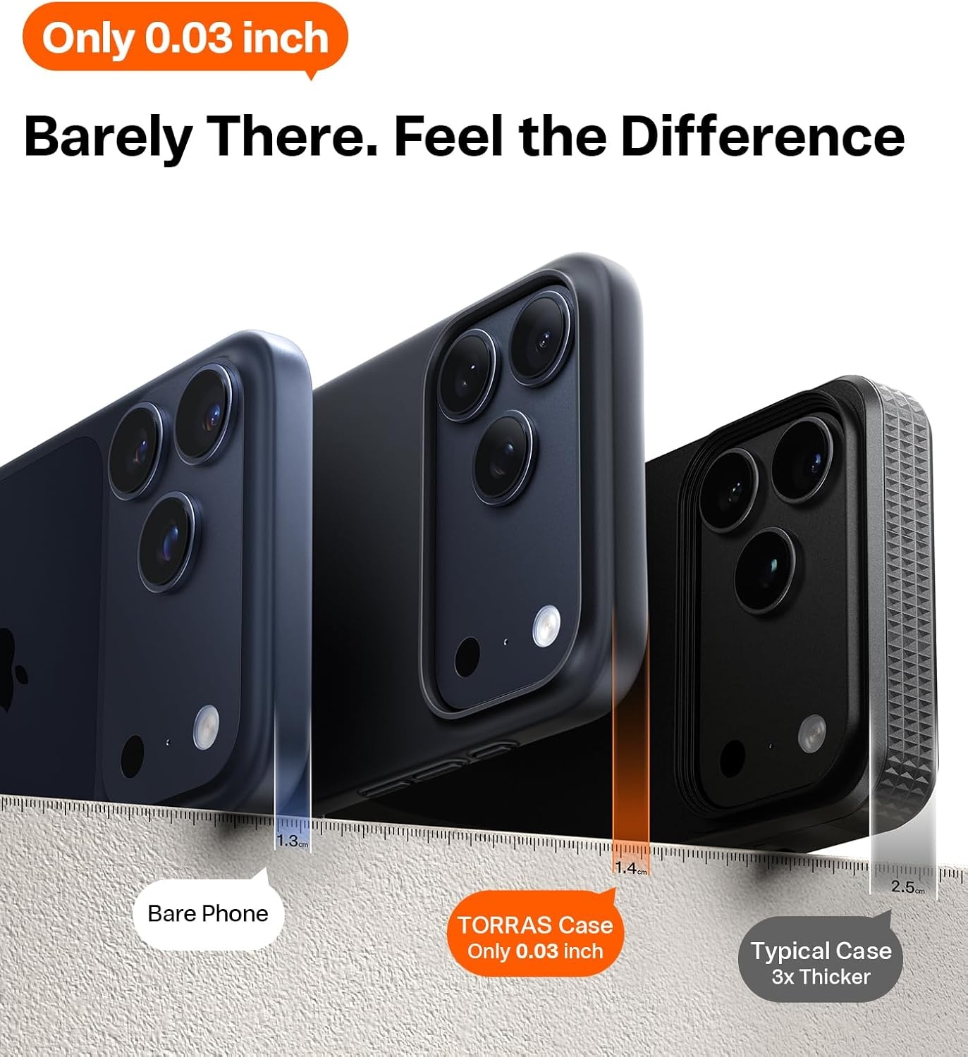 image:imageTORRAS Slim Fit for iPhone 12 Casefor iPhone 12 Pro Case Slim Yet Protective Lightweight Matte AntiScratch Hard PC Cover for iPhone 12 Slim 61 inch 2020 BlackBlack