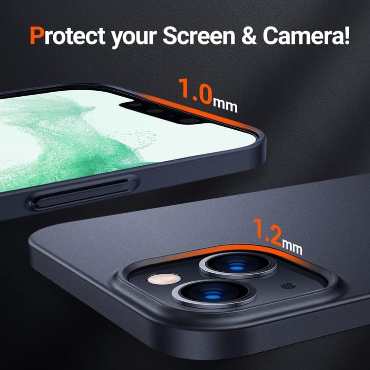 image:imageTORRAS Slim Fit for iPhone 12 Casefor iPhone 12 Pro Case Slim Yet Protective Lightweight Matte AntiScratch Hard PC Cover for iPhone 12 Slim 61 inch 2020 BlackBlack