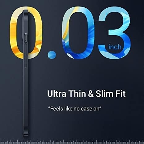 image:imageTORRAS Slim Fit for iPhone 12 Casefor iPhone 12 Pro Case Slim Yet Protective Lightweight Matte AntiScratch Hard PC Cover for iPhone 12 Slim 61 inch 2020 BlackBlack