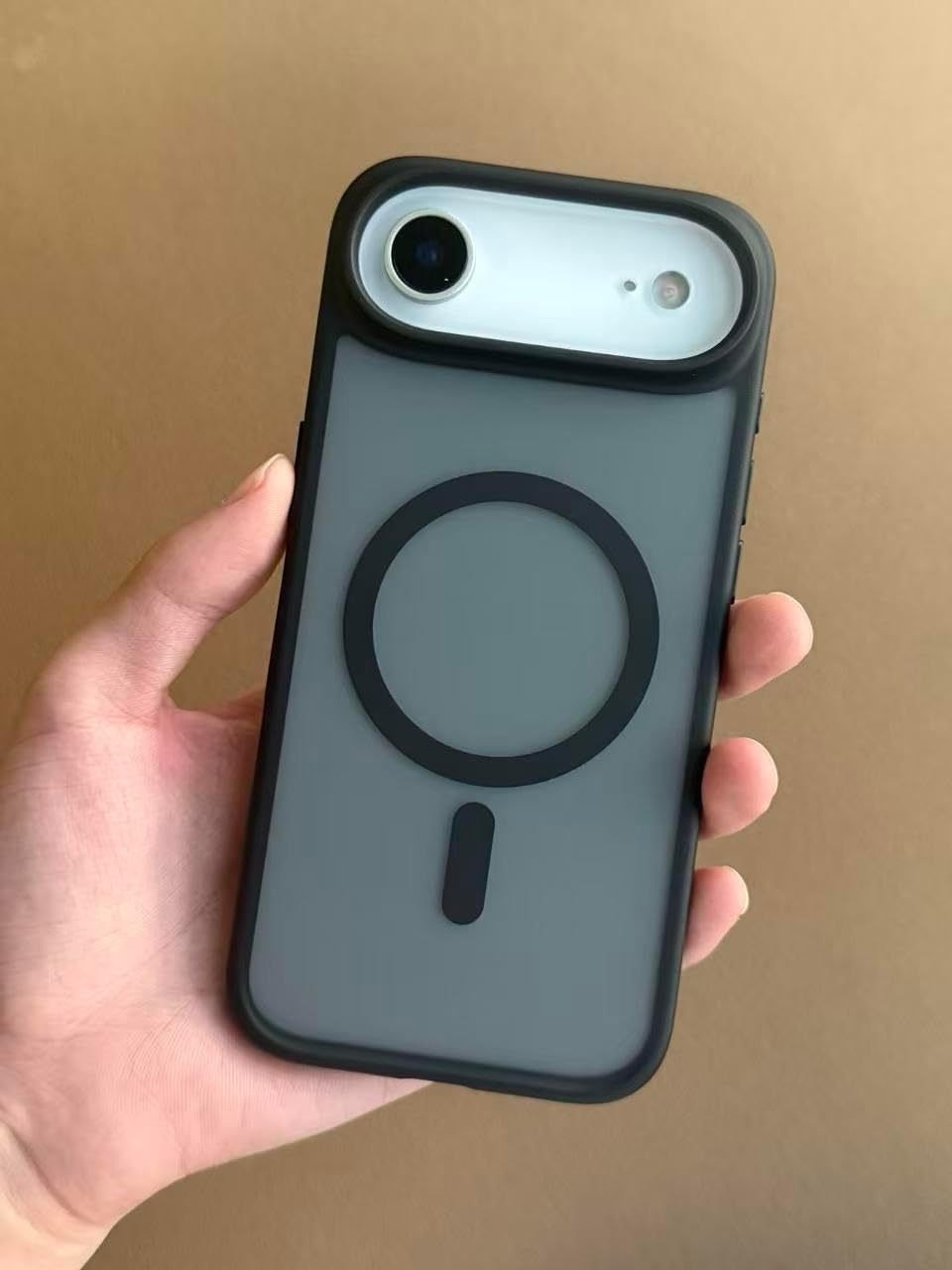 image:imageTORRAS Stronger Magnetic for iPhone 13 Pro Case 12FT Military Grade Drop Tested Compatible with MagSafe Slim Protective Matte Silicone for iPhone 13 Pro Phone Case 61 Translucent BlackBlack b