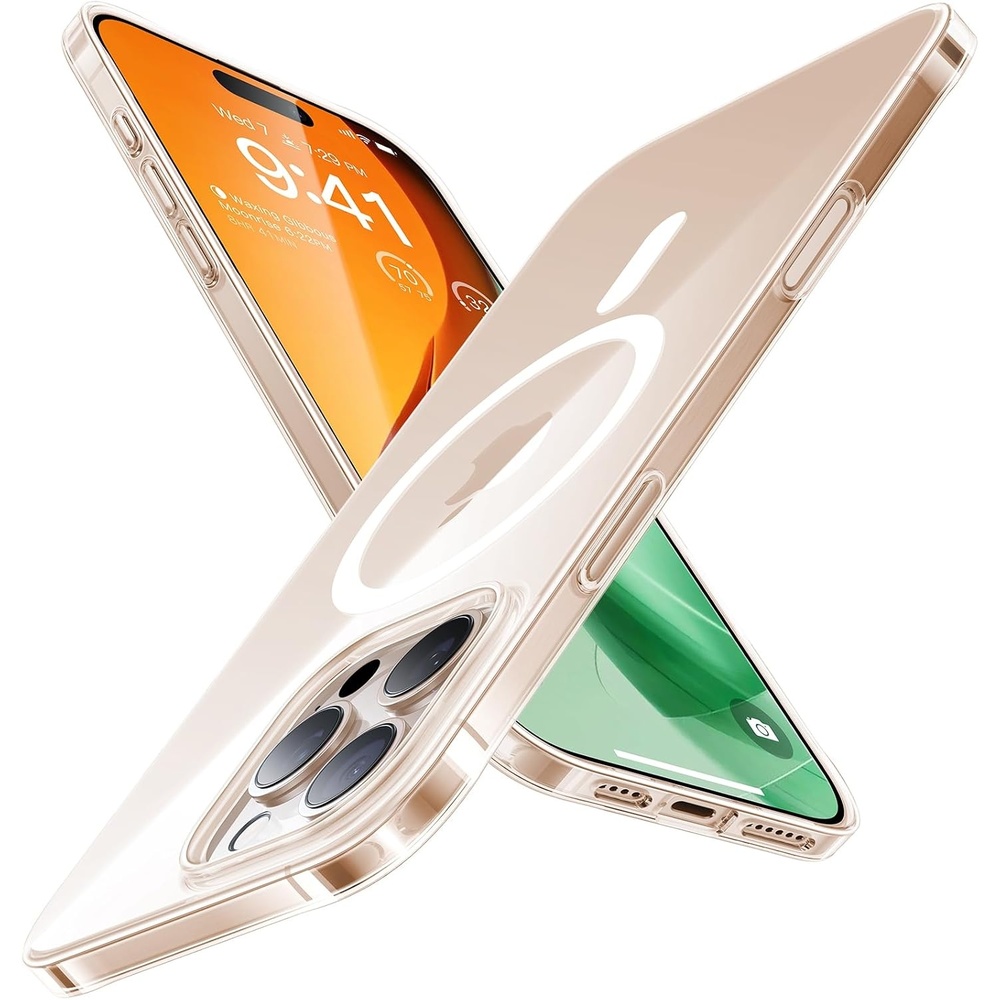 image:imageTORRAS Magnetic SlimFit for iPhone 16 Pro Max Case UltraThin 16 ProMax Phone Case Compatible with MagSafe Light AntiScratch Matte Hard PC Bayer 69 inch OriginFit Clear