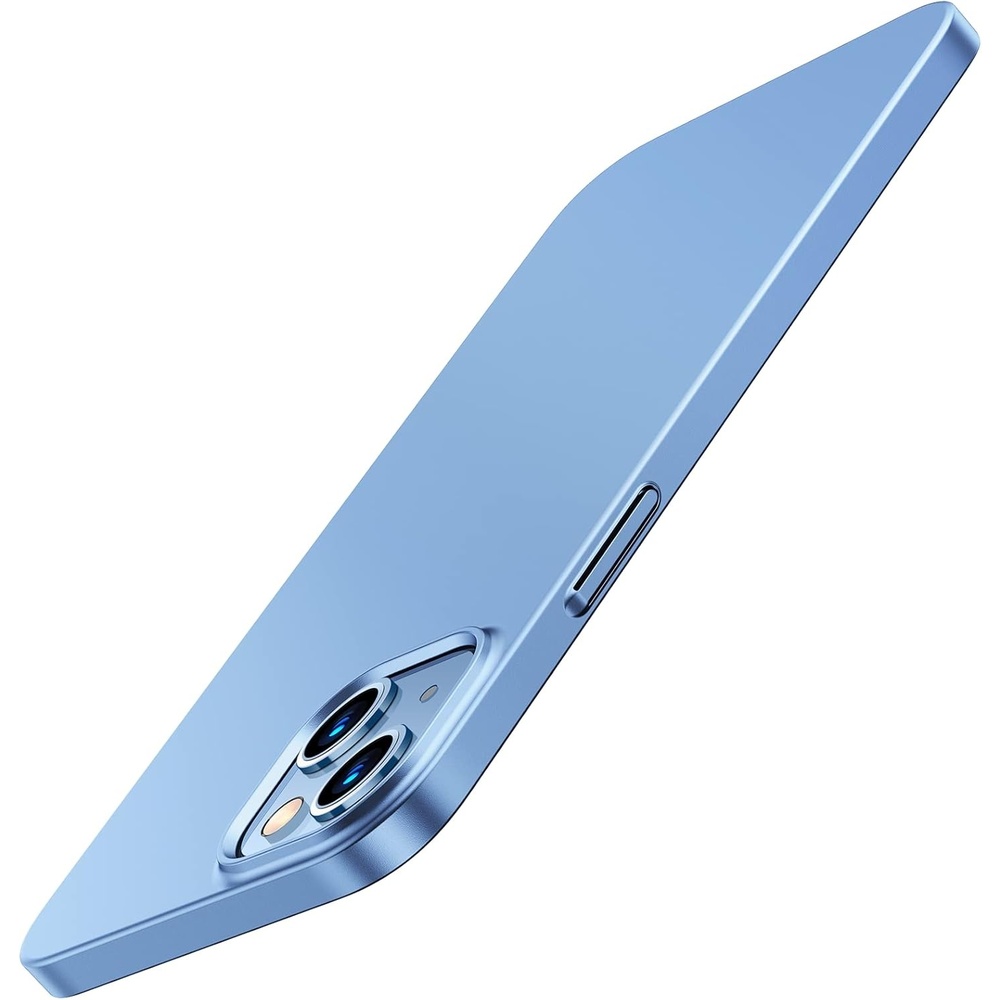 image:imageTORRAS Slim Fit for iPhone 14 CaseiPhone 13 Case UltraThin Sturdy Protective Cover with NonSlip Grip amp No Fingerprint Hard Plastic Phone Case for iPhone 1413 61 Inch Sky Blue