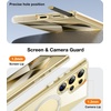 TORRAS 360° Spin Magnetic Stand for Samsung Galaxy S24 Ultra Case, Fit for Magsafe, Hard PC S24 Ultra Phone Case with Kickstand & Ring Holder, Transparent Clear