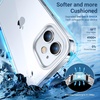 TORRAS Crystal Clear Compatible for iPhone 12 Mini Case, [Long Lasting Clarity] Slim Yet Durable Soft Silicone Thin Phone Cases for iPhone 12 Mini 5.4 inch 2020 Release, Crystal Clear