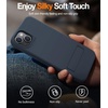 TORRAS Designed for iPhone 15 Plus Case & iPhone 14 Plus Case Silicone, Invisible Kickstand, 10FT Military Grade Drop Tested, Soft-Touch Slim Cover for iPhone 15 Plus Phone Case 6.7, Sapce Black