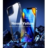 TORRAS Diamond Clear Case for iPhone 15 Plus & iPhone 14 Plus, Anti-Yellowing, Military Grade Protection, Shockproof Hard Back Slim Case, 6.7″, Black