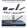 TORRAS Magnetic 360°Stand Case for iPhone 16 Case, [Full Camera Protection] [Fit for MagSafe][16FT Mil-Grade Drop Protection] Slim Frosted Case for 16 iPhone Phone Case with Kickstand (6.1″), Black(Black)