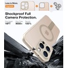 TORRAS Magnetic 360°Stand Case for iPhone 16 Case, [Full Camera Protection] [Fit for MagSafe][16FT Mil-Grade Drop Protection] Slim Frosted Case for 16 iPhone Phone Case with Kickstand (6.1″), Black(Desert Titanium)