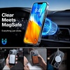TORRAS Magnetic Designed for iPhone 12 Pro Max Case, [Military Grade Drop Tested] [Compatible with MagSafe] Shockproof Translucent Hard Back Soft Slim Protective Case for iPhone 12 Pro Max, Clear