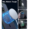 TORRAS Magnetic Designed for iPhone 12 Pro Max Case, [Military Grade Drop Tested] [Compatible with MagSafe] Shockproof Translucent Hard Back Soft Slim Protective Case for iPhone 12 Pro Max, Green