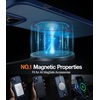 TORRAS Magnetic Kickstand for iPhone 13/ iPhone 14 Case [Compatible with MagSafe][Sturdy & Versatile Stand] Military-Grade Shockproof Translucent Slim Protective Anti-Fingerprint Anti-Scratch, Black(Navy Blue)