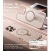 TORRAS Magnetic Kickstand for iPhone 13/ iPhone 14 Case [Compatible with MagSafe][Sturdy & Versatile Stand] Military-Grade Shockproof Translucent Slim Protective Anti-Fingerprint Anti-Scratch, Black(Desert Titanium)
