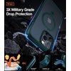 TORRAS Magnetic Ostand for iPhone 12 Pro Max Case [Compatible with Magsafe] with Stand, [MIL-Grade Drop Protection] Shockproof Matte Back Slim Protective Case for iPhone 12 Pro Max Phone Case, Green