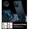 TORRAS Magnetic Ostand for iPhone 12 Pro Max Case [Compatible with Magsafe] with Stand, [MIL-Grade Drop Protection] Shockproof Matte Back Slim Protective Case for iPhone 12 Pro Max Phone Case, Green