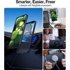TORRAS Magnetic Shockproof for Samsung Galaxy S24 Ultra Case, 18N Strong Magnetic, 12 FT Mil-Grade Protection, Compatible with MagSafe, Protective Translucent Matte Slim Case, Guardian- Mag, Gray(Black)