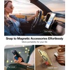 TORRAS Magnetic Shockproof for Samsung Galaxy S24 Ultra Case, 18N Strong Magnetic, 12 FT Mil-Grade Protection, Compatible with MagSafe, Protective Translucent Matte Slim Case, Guardian- Mag, Gray(Clear)