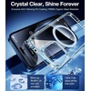 TORRAS Magnetic Shockproof for iPhone 12 Pro Case/iPhone 12 Case, [Military-Grade Drop Tested] [Compatible with MagSafe] Translucent Slim Protective Anti-Scratch, Black(Clear Blue)