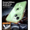 TORRAS Magnetic Shockproof for iPhone 15 Case Clear,[Military Grade Drop Tested][Compatible with MagSafe][Non-Yellowing] Cushion Anti-Scratch Back Slim Protective Cover for iPhone 15 Case, Clear(4-Green)