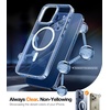 TORRAS Magnetic Shockproof for iPhone 15 Case Clear,[Military Grade Drop Tested][Compatible with MagSafe][Non-Yellowing] Cushion Anti-Scratch Back Slim Protective Cover for iPhone 15 Case, Clear(2-Blue)