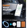 TORRAS Magnetic Shockproof for iPhone 15 Case Clear,[Military Grade Drop Tested][Compatible with MagSafe][Non-Yellowing] Cushion Anti-Scratch Back Slim Protective Cover for iPhone 15 Case, Clear(3-Black)