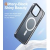 TORRAS Magnetic Shockproof for iPhone 15 Case Clear,[Military Grade Drop Tested][Compatible with MagSafe][Non-Yellowing] Cushion Anti-Scratch Back Slim Protective Cover for iPhone 15 Case, Clear(3-Black)