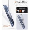 TORRAS Magnetic Slim Fit Case for iPhone 17 Pro Max Thin Matte Black | Fit for MagSafe, Matte Hard Bayer PC Material, Anti-scratch, 6.9-inch OriginFit, Ultra Slim Lightweight Protective Hard Cover(4-Diamond Clear)