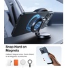 TORRAS Magnetic Slim Fit for iPhone 16 Pro Case 6.3 inch, Ultra-Thin 16 Pro Case Compatible with MagSafe, Lightweight Matte Anti-Scratch Hard PC Cover Phone Case for iPhone 16 Pro OriginFit, Clear(1-Black Titanium)