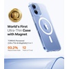 TORRAS Magnetic Slim Fit for iPhone 17e Case for iPhone 16e Case, Ultra-Thin & Fit for MagSafe, Lightweight Matte Anti-Scratch Hard PC Cover Case for iPhone 16e/17e Phone Case 6.1 inch, Black(17-Clear)