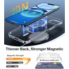 TORRAS Magnetic Slim Fit for iPhone 17e Case for iPhone 16e Case, Ultra-Thin & Fit for MagSafe, Lightweight Matte Anti-Scratch Hard PC Cover Case for iPhone 16e/17e Phone Case 6.1 inch, Black(Clear)