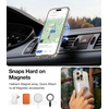 TORRAS Magnetic Slim-Fit for iPhone 15 Pro Max Case, Ultra-Thin 15 ProMax Phone Case Compatible with MagSafe, Lightweight Anti-Scratch Matte Hard iPhone 15 ProMax Case 6.7 inch OriginFit, Black(Clear)