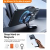 TORRAS Magnetic Slim-Fit for iPhone 16 Pro Max Case 6.9 inch, Ultra-Thin 16 ProMax Phone Case Compatible with MagSafe, Light Anti-Scratch Matte Hard PC Bayer OriginFit, Desert Titanium(1-Black Titanium)
