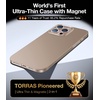 TORRAS Magnetic Slim-Fit for iPhone 16 Pro Max Case 6.9 inch, Ultra-Thin 16 ProMax Phone Case Compatible with MagSafe, Light Anti-Scratch Matte Hard PC Bayer OriginFit, Desert Titanium(2-Desert Titanium)