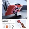 TORRAS Magnetic Slim-Fit for iPhone 16 Pro Max Case 6.9 inch, Ultra-Thin 16 ProMax Phone Case Compatible with MagSafe, Light Anti-Scratch Matte Hard PC Bayer OriginFit, Desert Titanium(6-Xmas Red)
