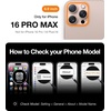 TORRAS Magnetic Slim-Fit for iPhone 16 Pro Max Case 6.9 inch, Ultra-Thin 16 ProMax Phone Case Compatible with MagSafe, Light Anti-Scratch Matte Hard PC Bayer OriginFit, Desert Titanium(1-Black Titanium)