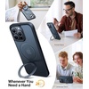 TORRAS Magnetic for iPhone 13 Pro Max Case 6.7 inch [ Fit for Magsafe] with Stand, [Military Grade Drop Protection] Shockproof Translucent Back Slim Protective Phone Case (2021), Black(Black)
