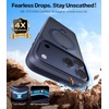 TORRAS Magnetic for iPhone 13 Pro Max Case 6.7 inch [ Fit for Magsafe] with Stand, [Military Grade Drop Protection] Shockproof Translucent Back Slim Protective Phone Case (2021), Black(Deep Blue)