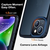 TORRAS MarsClimber Designed for iPhone 15 Plus Case/iPhone 14 Plus Case [3 Stand Ways Kickstand][Military Shockproof Protection] Semi-Clear Matte Slim Phone Case for 15 Plus Phone Case, Black