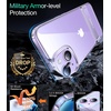 TORRAS MoonClimber for iPhone 14 Plus Case, [3 Stand Ways][Non-Yellowing & Military Grade Shockproof] Protective Slim Hard Clear Phone Case with Stand 6.7” 2022, Purple