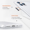 TORRAS Shockproof Compatible for iPhone 11 Pro Max Case, [Military Grade Drop Protection] [Anti-Scratches] Translucent Matte Hard PC Back with Soft Edges, Non-Slip Phone Case, Smoke White