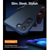 TORRAS Shockproof Designed for Samsung Galaxy S23 Plus Case(Only), [Military Grade Drop Tested] Translucent Slim Protective Matte Phone Case for Samsung S23 Plus Case 5G Guardian,Navy Blue