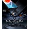 TORRAS Shockproof Designed for iPhone 13 Mini Case, 10 FT Military Drop Protection Translucent Hard PC Back with Soft Edge Protective Slim 13 Mini Phone case, Matte Black