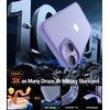 TORRAS Shockproof for iPhone 15 Plus Case & iPhone 14 Plus Case [Military Grade Drop Tested] Shockproof Protective Black Hard Back Slim Case for iPhone 15 Plus 6.7”, Lavender Purple-Guardian Series