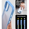 TORRAS Shockproof for iPhone 15 Plus Case & iPhone 14 Plus Case [Military Grade Drop Tested] Shockproof Protective Black Hard Back Slim Case for iPhone 15 Plus 6.7”, Sky Blue-Guardian Series