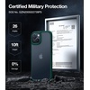TORRAS Shockproof for iPhone 15 Plus Case & iPhone 14 Plus Case [Military Grade Drop Tested] Shockproof Protective Black Hard Back Slim Case for iPhone 15 Plus 6.7”, Forest Green-Guardian Series