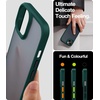 TORRAS Shockproof for iPhone 15 Plus Case & iPhone 14 Plus Case [Military Grade Drop Tested] Shockproof Protective Black Hard Back Slim Case for iPhone 15 Plus 6.7”, Forest Green-Guardian Series